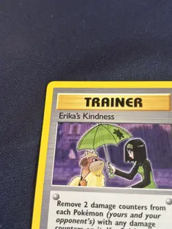 Erika's Kindness 103/132 Gym Challenge Regular vintage PokÃ©mon card Lp  - Image 5