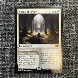 Virtue of Loyalty/Ardenvale Fealty #38 WOE MTG LP - Image 1