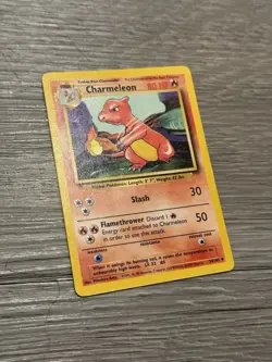 Vintage 1990s Charmeleon Pokemon Card Base Set Wizards Great Condition 24/102 - Image 3