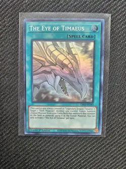 Yugioh The Eye of Timaeus GFP2-EN183 Ghost Rare 1st Ed NM - Image 1