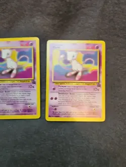 2x Vintage 1999 Pokemon Card - Mew - WoTC Black Star Promo 8 - NM-Mint - Image 3