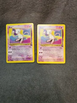 2x Vintage 1999 Pokemon Card - Mew - WoTC Black Star Promo 8 - NM-Mint - Image 6
