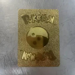 POKEMON M CHARIZARD GX GOLD FOIL TRADING  Gold Fan Art Card - Image 2