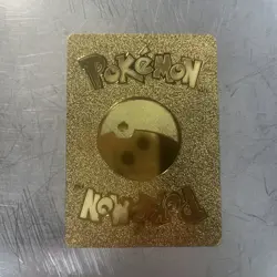 POKEMON M CHARIZARD GX GOLD FOIL TRADING  Gold Fan Art Card - Image 4