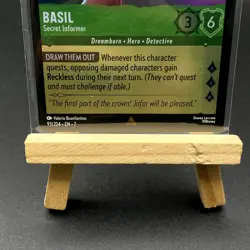 Basil 93/204 Disney Lorcana Archazias Island Rare Near Mint Foil Card - Image 3