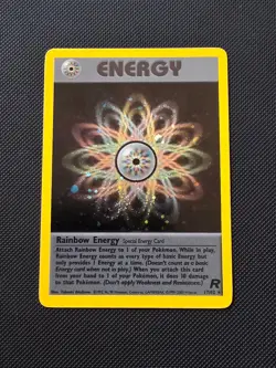 NEAR MINT! Rainbow Energy (17/82) Holo Team Rocket Set Pokemon Card! FAST P&P! - Image 11