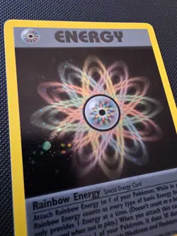 NEAR MINT! Rainbow Energy (17/82) Holo Team Rocket Set Pokemon Card! FAST P&P! - Image 4
