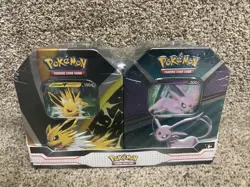 Pokémon Trading Card Game: Jolteon Espeon Tin Bundle Sealed - Image 1