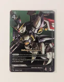 Wing Gundam Alternate Art Foil - ST02-001 LR+ NM - Gundam TCG Card Game - Image 5