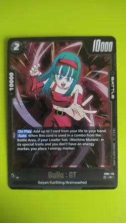 Bulla GT Battle Dragon Ball Super Card Game FB04 119 Ultra Limit Holo Foil Rare - Image 3