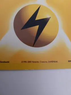 Lightning Energy 1st Edition Neo Genesis Pokemon Card 109/111 LP - Image 2
