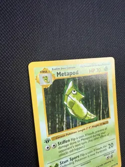 Pokemon Metapod 54/102 1st Edition Shadowless Base Set Card Unplayed Near Mint - Image 5