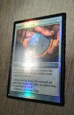 Amulet of Vigor Foil Magic Card Worldwake Artifact LP Condition MTG # 121/145 - Image 13