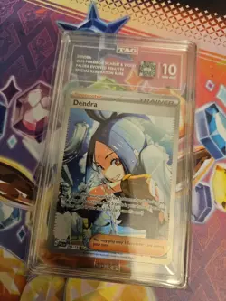 Pokémon Dendra TCG Scarlet & Violet Paldea Evolved Holo Card 266/193 TAG 10 - Image 1
