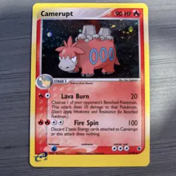 Pokémon TCG Camerupt EX Ruby & Sapphire Holo Card 4/109 Rare - Image 1