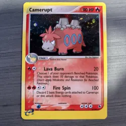Pokémon TCG Camerupt EX Ruby & Sapphire Holo Card 4/109 Rare - Image 3