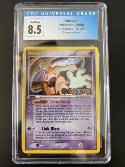 CGC 8.5 Deoxys Reverse Holo Rare Ex Deoxys 2005 Pokemon Card 16/107 - Image 3