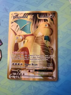 Pokémon TCG Dragonite-EX Evolutions Full Art Holo Card 106/108 - Image 3