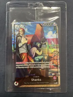 SEALED One Piece SHANKS OP09-001 Promo Card PSA July 2025 LIMITED EDITION - Image 1
