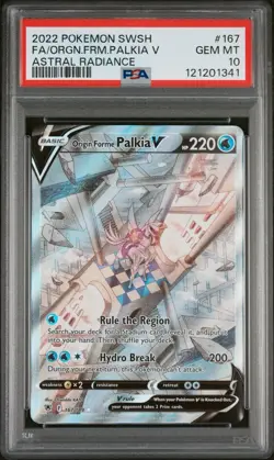 PALKIA V 167/189 | PSA 10 | Astral Radiance Alt Art Graded Pokémon Card - Image 2