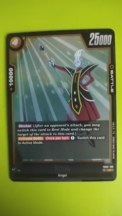 Whis Battle Dragon Ball Super Card Game FB02 106 Blazing Aura Holo Foil Rare - Image 1