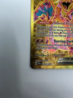Charizard ex 228/197 Obsidian Flames Hyper Rare Holo Pokemon Card 2023 NM - Image 5