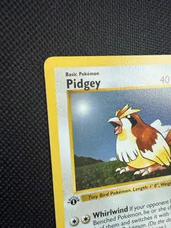 Pokemon Pidgey 57/102 1st Edition Shadowless Base Set Card Unplayed Near Mint - Image 5