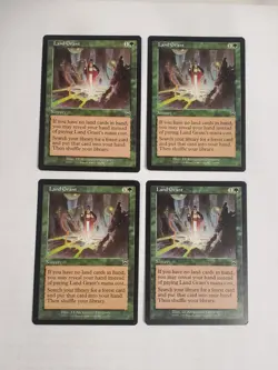 MTG Playset 4x Land Grant (Mercadian Masques/Green/C) - BGM - Image 1