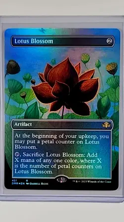 2023 MTG Magic the Gathering Dominaria Remastered DMR Foil #451 Lotus Blossom - Image 1