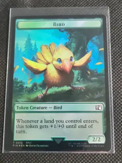 Hero (0007) | Bird (0016) - Double-Sided Token - Foil - MTG: Final Fantasy FIN - Image 2