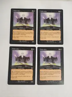MTG Playset 4x Undertaker (Mercadian Masques/Black/C) - BGM - Image 1