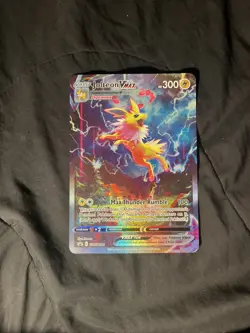 2021 Pokemon SWSH Black Star Promos Jolteon Vmax JUMBO SWSH184 - Image 1