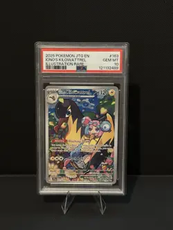 2025 POKEMON JTG EN-JOURNEY TOGETHER ILLUSTRATION RARE IONO'S KILOWATTREL PSA 10 - Image 1