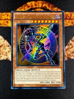 ðŸ”¥YUGIOH â€¢ DARK MAGICIAN OF CHAOS â€¢ ULTRA RARE â€¢ YGLD-ENC02 â€¢ UNLIMITED â€¢ VLPðŸ”¥ - Image 1