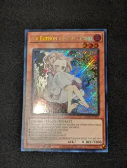 Ash Blossom & Joyous Spring ALT ART - RA04-EN025 Secret Rare 1st Edition Yugioh - Image 1