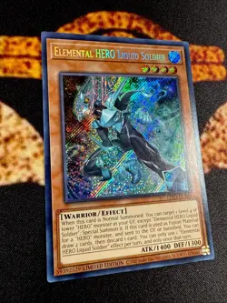 YUGIOH â€¢ ELEMENTAL HERO LIQUID SOLDIER â€¢ SECRET RARE â€¢ LDS3-EN103 â€¢ LIMITED â€¢ NM - Image 4