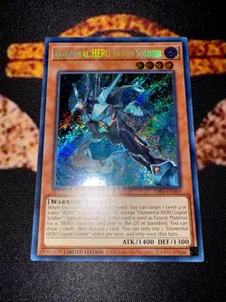 YUGIOH â€¢ ELEMENTAL HERO LIQUID SOLDIER â€¢ SECRET RARE â€¢ LDS3-EN103 â€¢ LIMITED â€¢ NM - Image 6