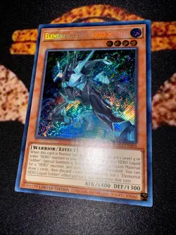 YUGIOH â€¢ ELEMENTAL HERO LIQUID SOLDIER â€¢ SECRET RARE â€¢ LDS3-EN103 â€¢ LIMITED â€¢ NM - Image 7