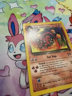 Dark Charmeleon 32/82 W Stamp Team Rocket Pokemon Card MP - Image 4