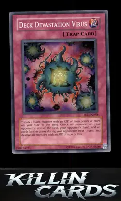 Deck Devastation Virus FET-EN058 Super Rare Flaming Eternity YuGiOh Card NM - Image 1