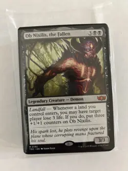 Ob Nixilis, the Fallen #192 (NM) Tarkir Dragonstorm TDC Magic MTG - Image 1