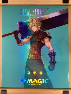 Magic the Gathering - Final Fantasy Cloud limited poster print - Image 2