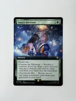 Yuna’s Decision - 125 - Magic: Final Fantasy MTG - Extended Art - Image 1