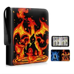 400 Card Pocket Binder with 4 Pocket Trading Cards Album Folder Pokemon TCG - Image 8