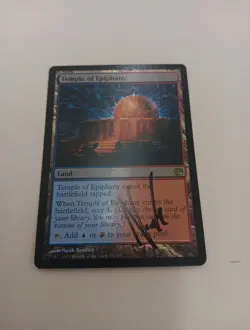 Temple Of Epiphany Foil  Signed by Noah Bradley Magic the Gathering - Image 1