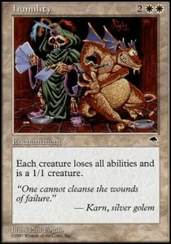 [1x] Humility Slight Play, English Tempest MTG Magic - Image 1