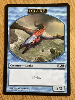 Magic The Gathering MTG - Drake Token - M13 Core Set [ Mint] Free Postage - Image 2