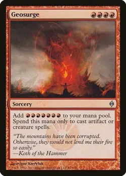 Geosurge 1x MtG New Phyrexia SP/NM - Image 1