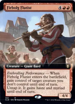 Firbolg Flutist NM/M* EXTENDED Commander Baldur's Gate ENGLISH 582 -UnltdCards - Image 1