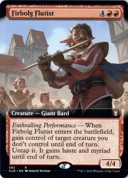 Firbolg Flutist NM/M* EXTENDED Commander Baldur's Gate ENGLISH 582 -UnltdCards - Image 3